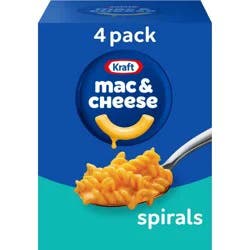 Kraft Spirals Original Mac and Cheese Dinner - 22oz/4ct