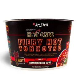 A-Sha Foods USA Hot Ones x A-Sha Ramen Hot Noodle Bowl - 3.7oz