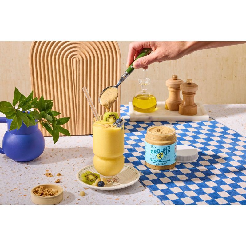 slide 2 of 4, Ground Up PDX GroundUp Toasted Macadamia Nut Jar - 10oz, 10 oz