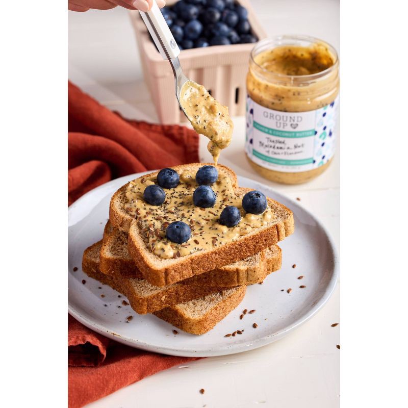 slide 4 of 4, Ground Up PDX GroundUp Toasted Macadamia Nut Jar - 10oz, 10 oz