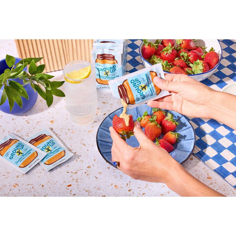 slide 2 of 4, Ground Up PDX GroundUp Toasted Macadamia Nut Squeeze Pack - 1.15oz, 1.15 oz