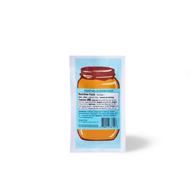 slide 4 of 4, Ground Up PDX GroundUp Toasted Macadamia Nut Squeeze Pack - 1.15oz, 1.15 oz