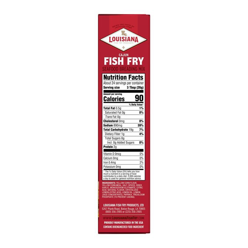 slide 3 of 5, Louisiana Fish Fry Products Louisiana Cajun Fish Fry Breading Mix - 22oz, 22 oz