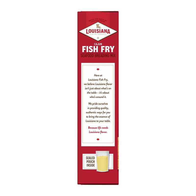 slide 4 of 5, Louisiana Fish Fry Products Louisiana Cajun Fish Fry Breading Mix - 22oz, 22 oz