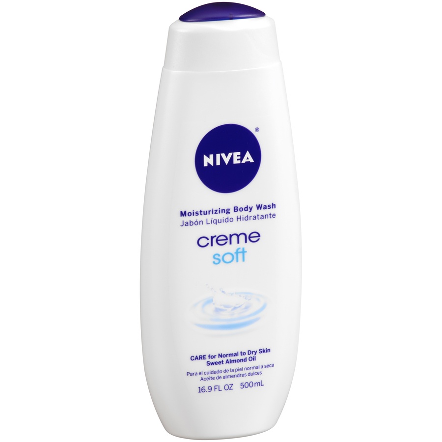 slide 5 of 7, Nivea Moisturizing Body Wash Creme Soft, 16.9 fl oz