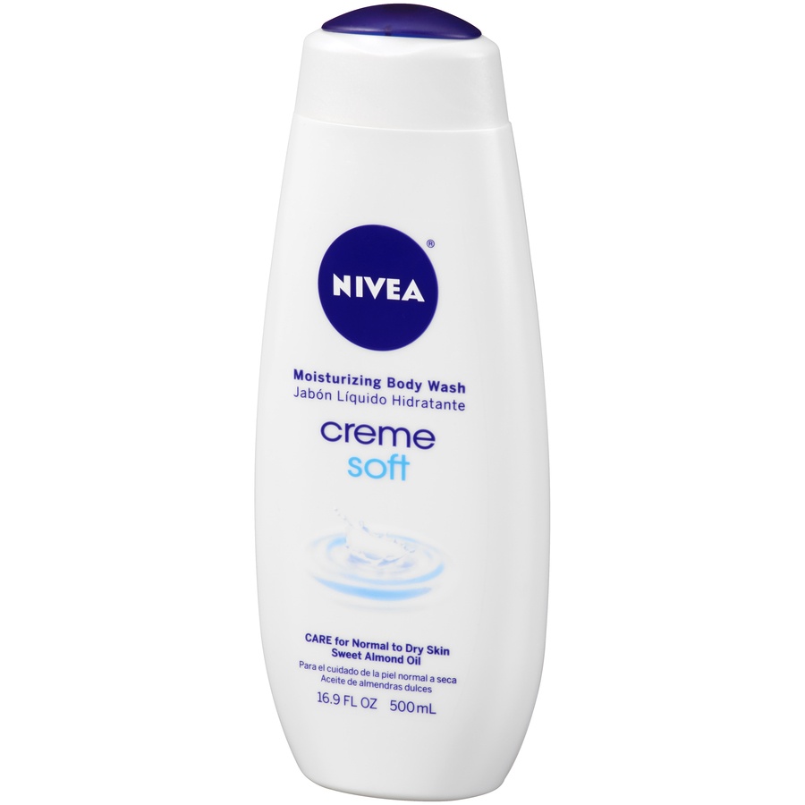 slide 6 of 7, Nivea Moisturizing Body Wash Creme Soft, 16.9 fl oz