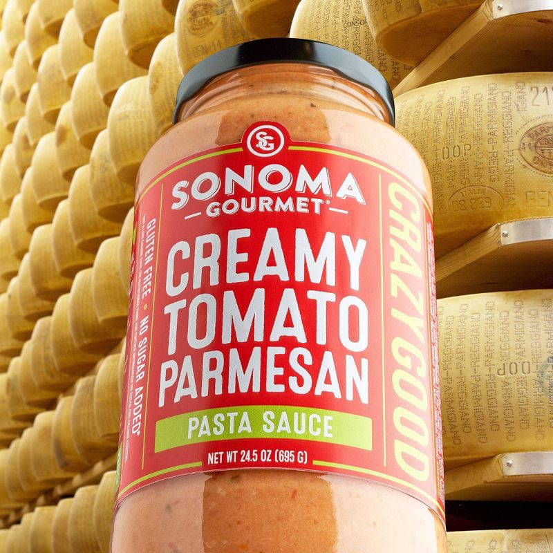 slide 8 of 8, Sonoma Gourmet Creamy Tomato Parmesan Pasta Sauce - 24.5oz, 24.5 oz