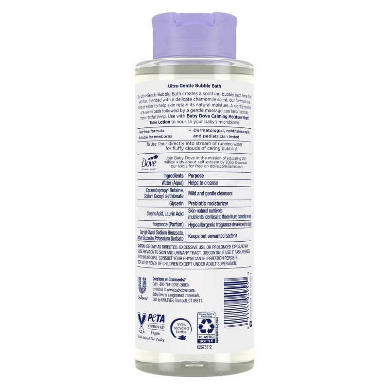 slide 2 of 8, Baby Dove Calming Nights Bubble Bath - 16oz, 16 oz