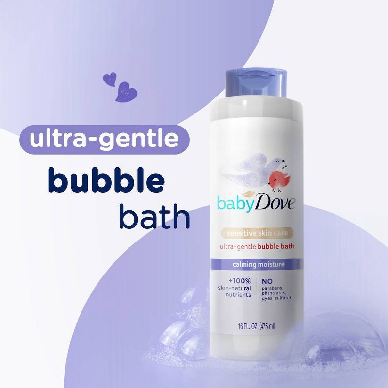 slide 4 of 8, Baby Dove Calming Nights Bubble Bath - 16oz, 16 oz
