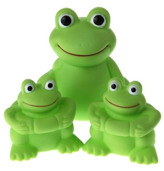 slide 1 of 1, Vital Baby, Play'N' Splash Frogs Family Set, 3 ct