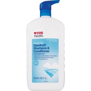 slide 1 of 1, Cvs Health Everyday Clean Dandruff Shampoo & Conditioner, 33.9 Oz, 33.9 oz