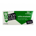 slide 1 of 1, Officeworks Large White Envelopes, 50 ct