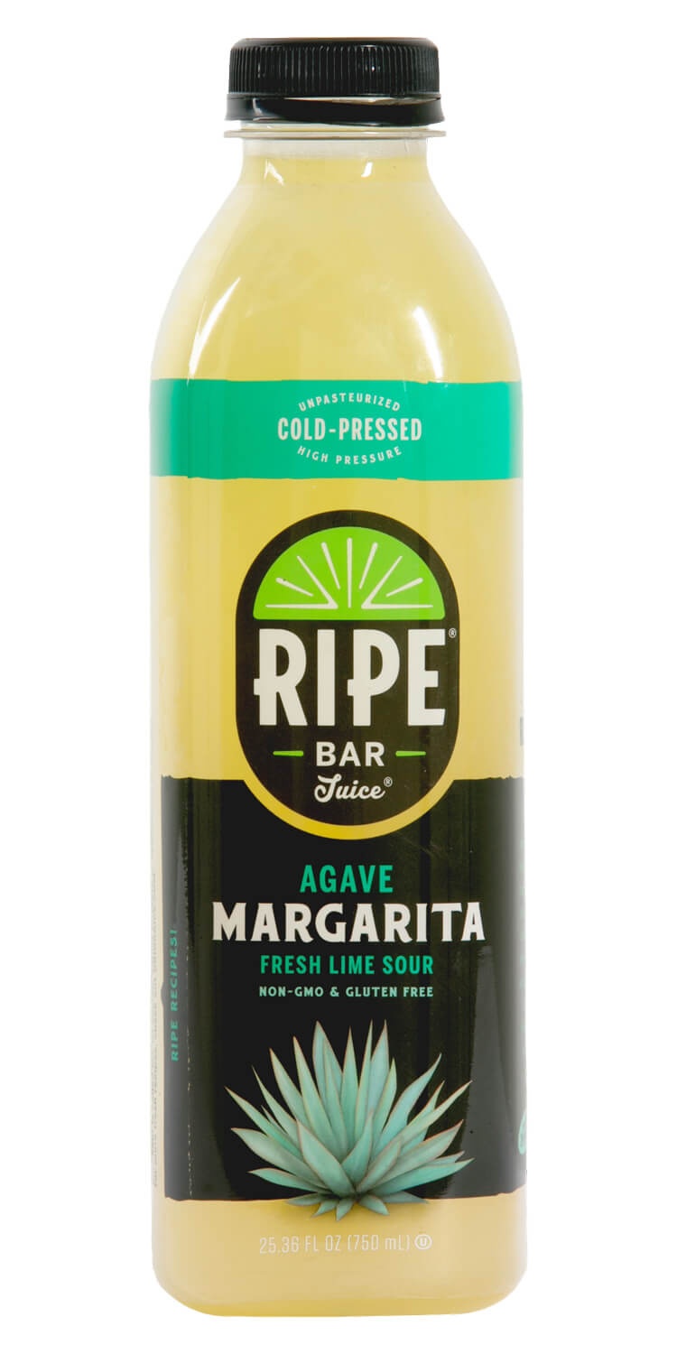 slide 1 of 4, Ripe Bar Juice, Agave Margarita, Fresh Lime Sour, 25.36 oz