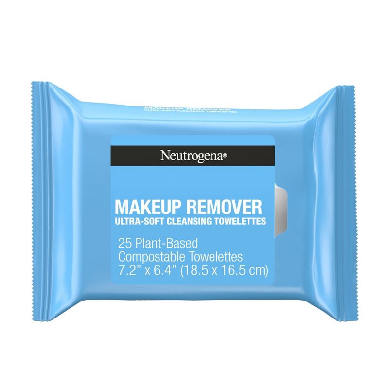 slide 10 of 13, Neutrogena Facial Cleansing Makeup Remover Wipes - 25ct, 25 ct