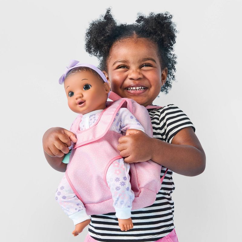 slide 3 of 5, Baby Doll Diaper Bag Play Set - Gigglescape™: Includes Diapers, Changing Pad & Toy Accessories, 1 ct