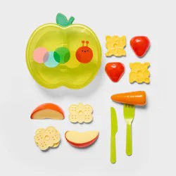 Baby Doll Snack Play Set - Gigglescape™: Doll Accessories with Food, Utensils, Plate, Fits All Sizes 13-Piece Kit