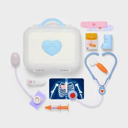 Doctor Play Set - Gigglescape™: Fits 14" Dolls, Includes 16-Piece Medical Toys, Baby Theme