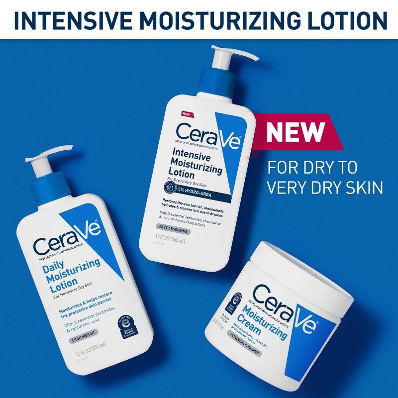 slide 5 of 13, CeraVe Intensive Moisturizing Lotion For Dry to Very Dry Skin - 12 fl oz, 12 fl oz