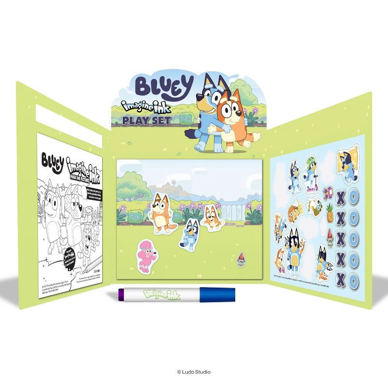 slide 3 of 5, Bendon Bluey Imagine Ink Play Set with Stickers, 1 ct