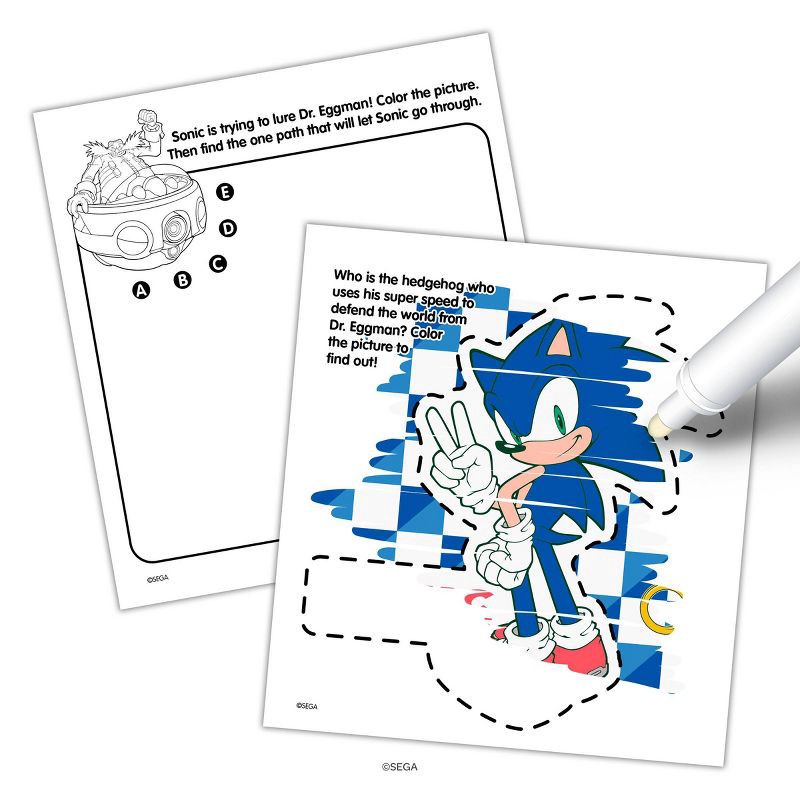 slide 4 of 5, Bendon Sonic the Hedgehog Imagine Ink Book, 1 ct