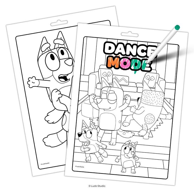 slide 4 of 5, Bendon Bluey Imagine Ink COLOR! Book, 1 ct