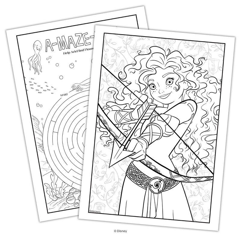 slide 4 of 5, Bendon Disney Princess Sticker Dress Up Paper Doll Book, 1 ct