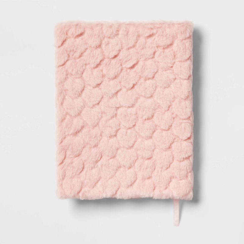 slide 4 of 4, 6"x8" Casebound Sculpted Fur Journal - up&up™, 1 ct