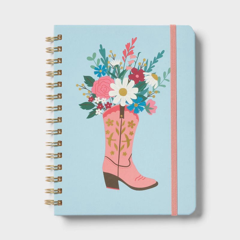 slide 1 of 4, 6"x8" Cowgirl Spiral Notebook - up&up™, 1 ct