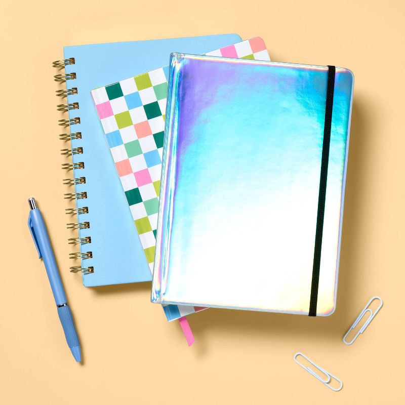 slide 2 of 4, 6"X 8" Casebound Iridescent Pu Journal - up&up™, 1 ct