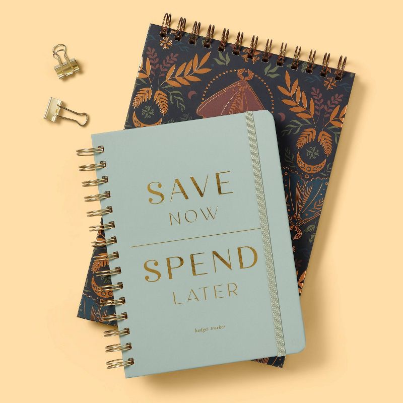 slide 2 of 4, 6"x8" Spiral Financial Planner - up&up™, 1 ct