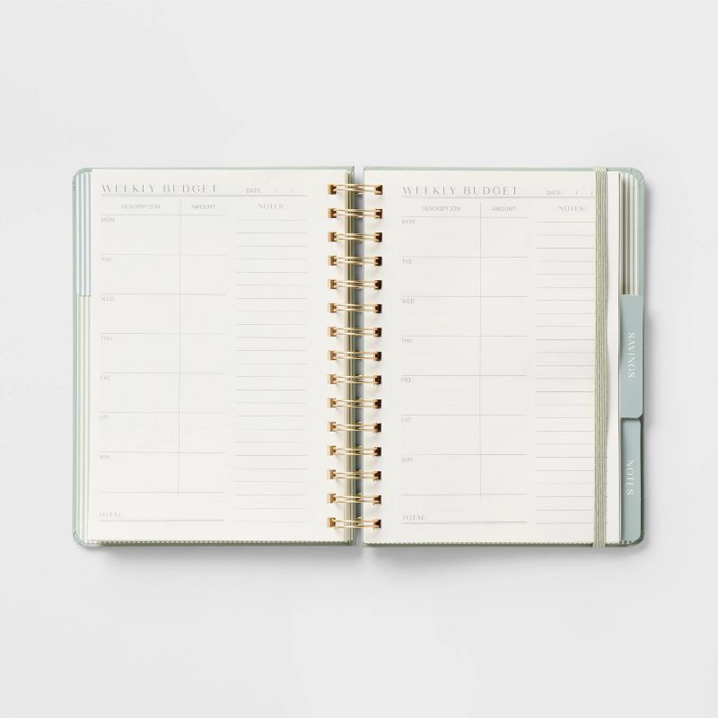 slide 3 of 4, 6"x8" Spiral Financial Planner - up&up™, 1 ct