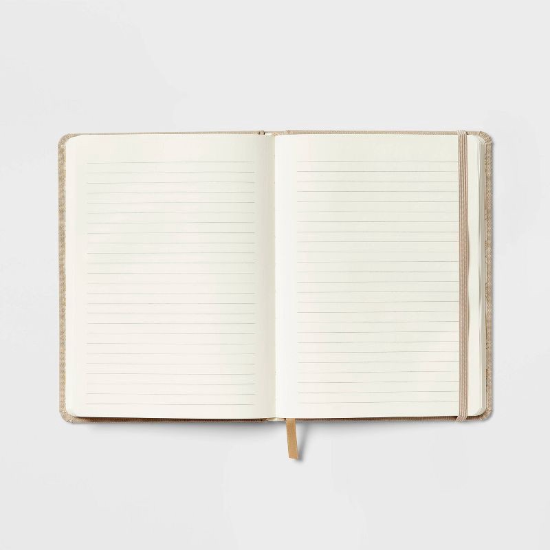 slide 3 of 4, 6"x8" Taupe Notes Journal - up&up™, 1 ct