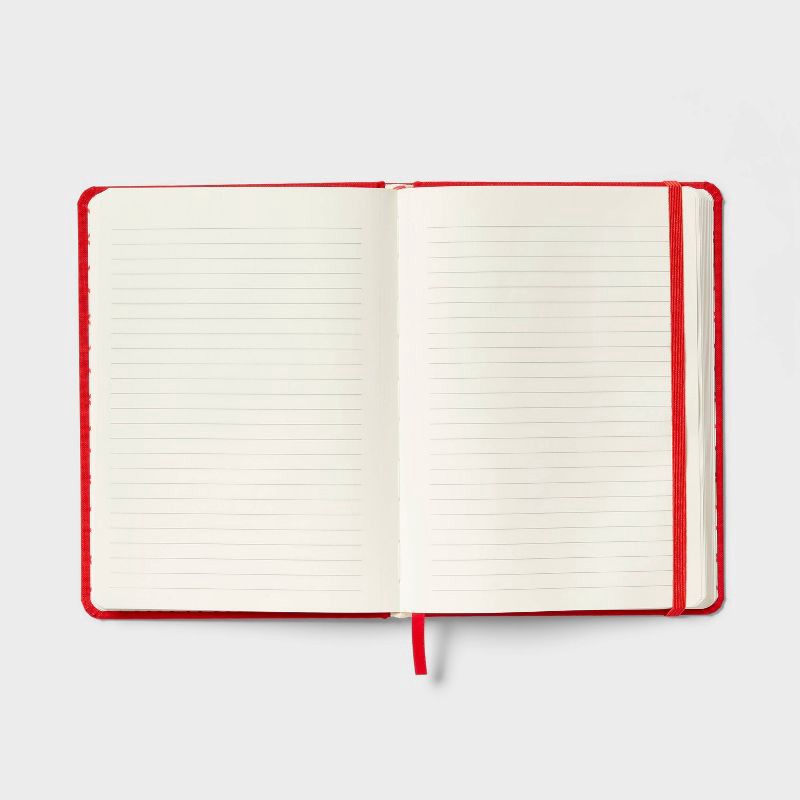 slide 3 of 4, 6"x8" Red Notes Journal - up&up™, 1 ct