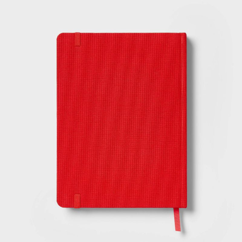 slide 4 of 4, 6"x8" Red Notes Journal - up&up™, 1 ct