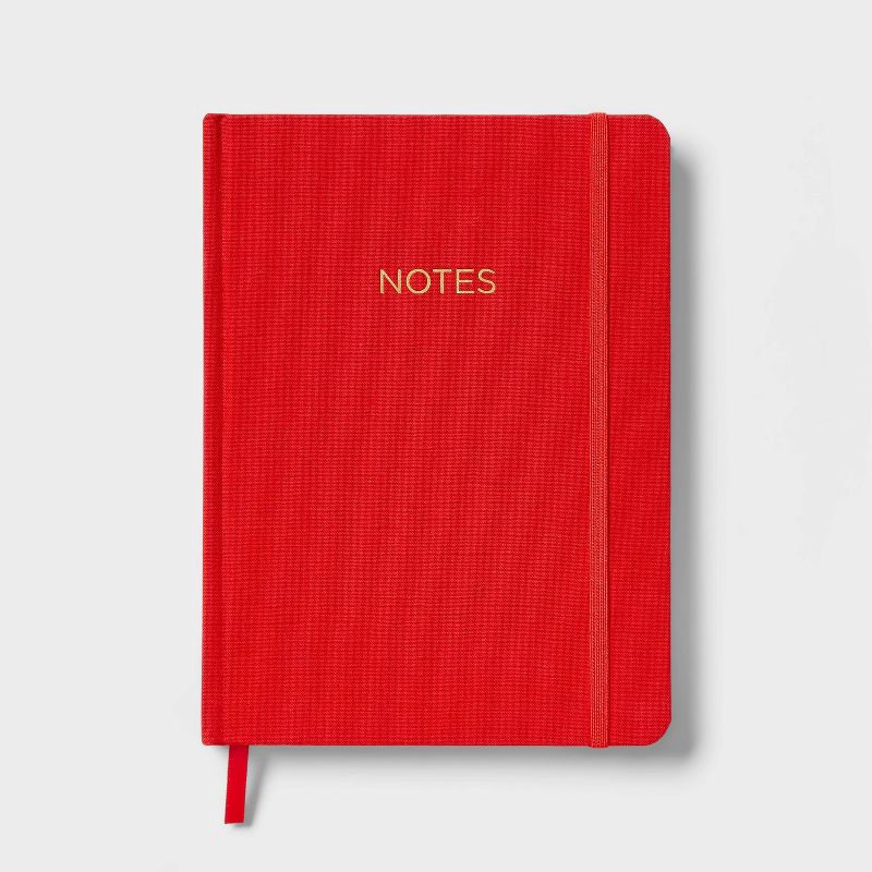slide 1 of 4, 6"x8" Red Notes Journal - up&up™, 1 ct