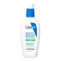 CeraVe Oil Control Face Gel Cream - 3 fl oz: Contains Niacinamide, With Ceramides, For Normal & Combination Skin
