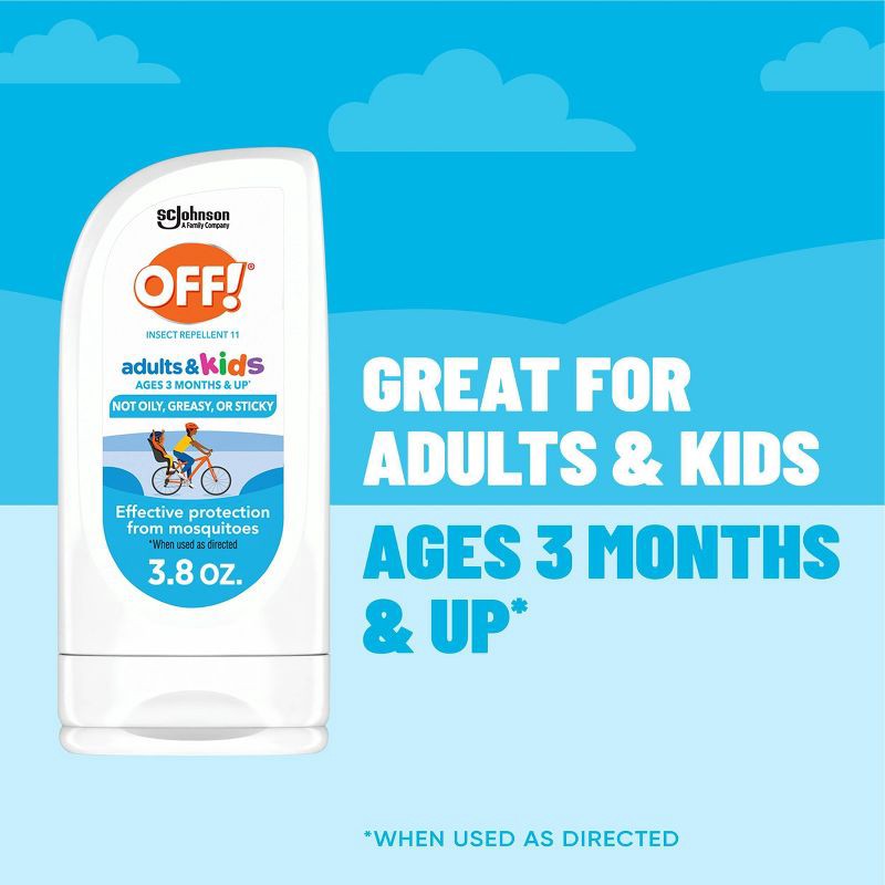 slide 3 of 13, OFF! Adults and Kids Mosquito Repellent Picaridin Bug Lotion - 3.8oz, 3.8 oz