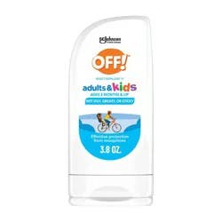 OFF! Adults & Kids Mosquito Repellent Lotion with Picaridin (Suitable for Babies 3 Months & Up) - 3.8oz