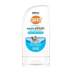 OFF! Adults and Kids Mosquito Repellent Picaridin Bug Lotion - 3.8oz