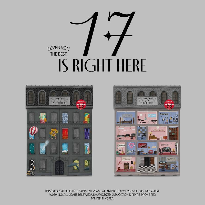 slide 1 of 4, Universal Music Group SEVENTEEN - SEVENTEEN BEST ALBUM '17 IS RIGHT HERE' (Target Exclusive, CD), 1 ct