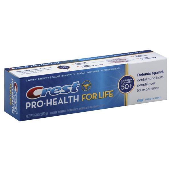 slide 1 of 1, Crest Pro-Health For Life Smooth Mint Flavor Toothpaste, 6 oz