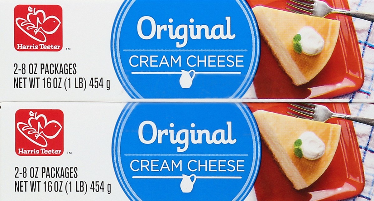 slide 3 of 5, Harris Teeter Brick Cream Cheese, 1 ct