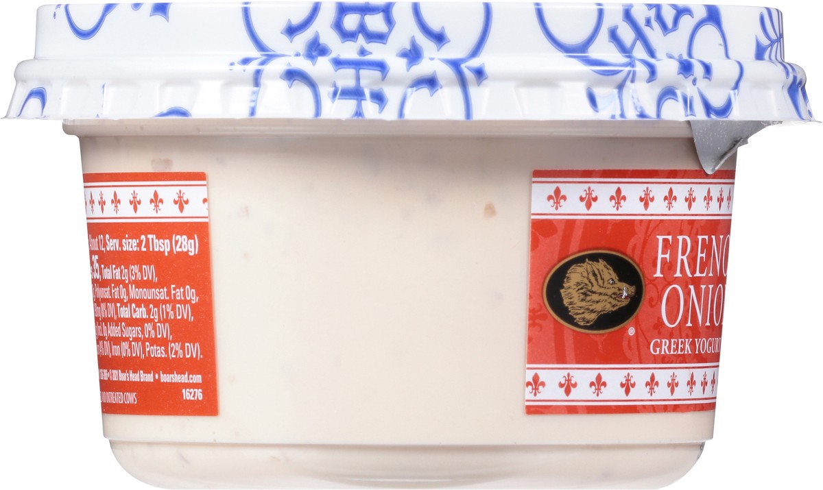 slide 4 of 9, Boar's Head French Onion Greek Yogurt Dip, 12 oz