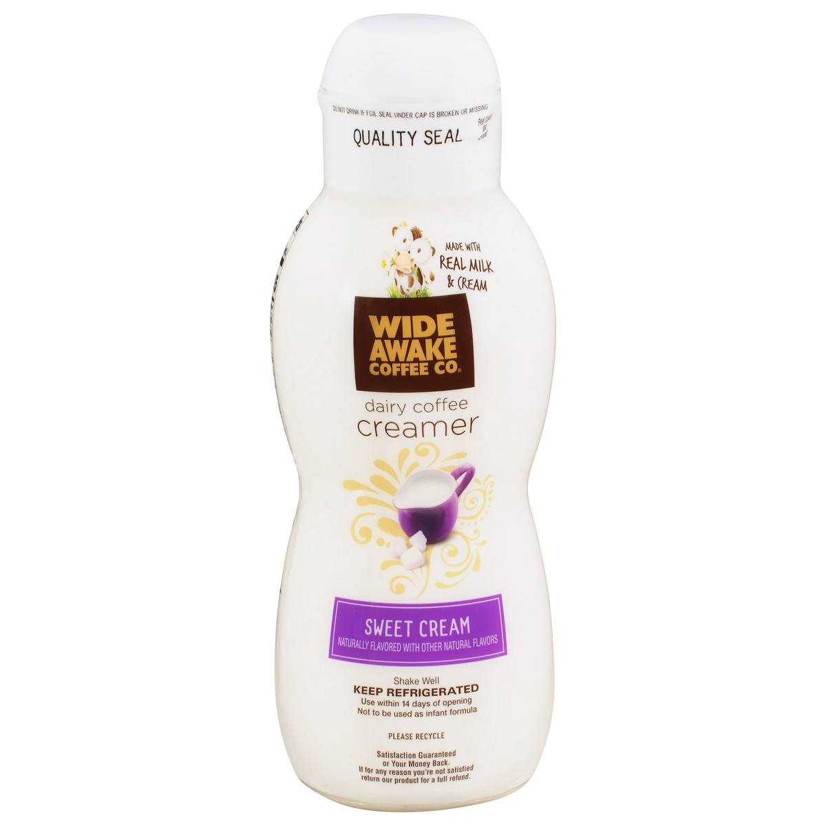 slide 1 of 1, Wide Awake Coffee Co. Dairy Sweet Cream Coffee Creamer 32 fl oz, 32 fl oz