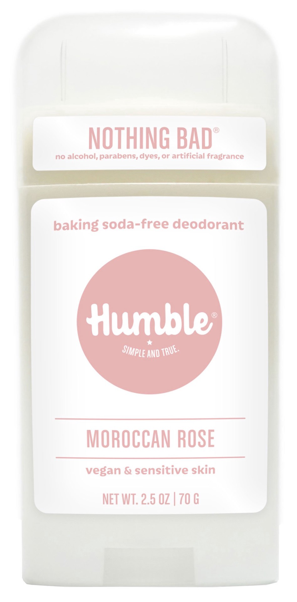 slide 1 of 1, Humble Brands Sensitive Skin Moroccan Rose Vegan Deodorant, 2.5 oz