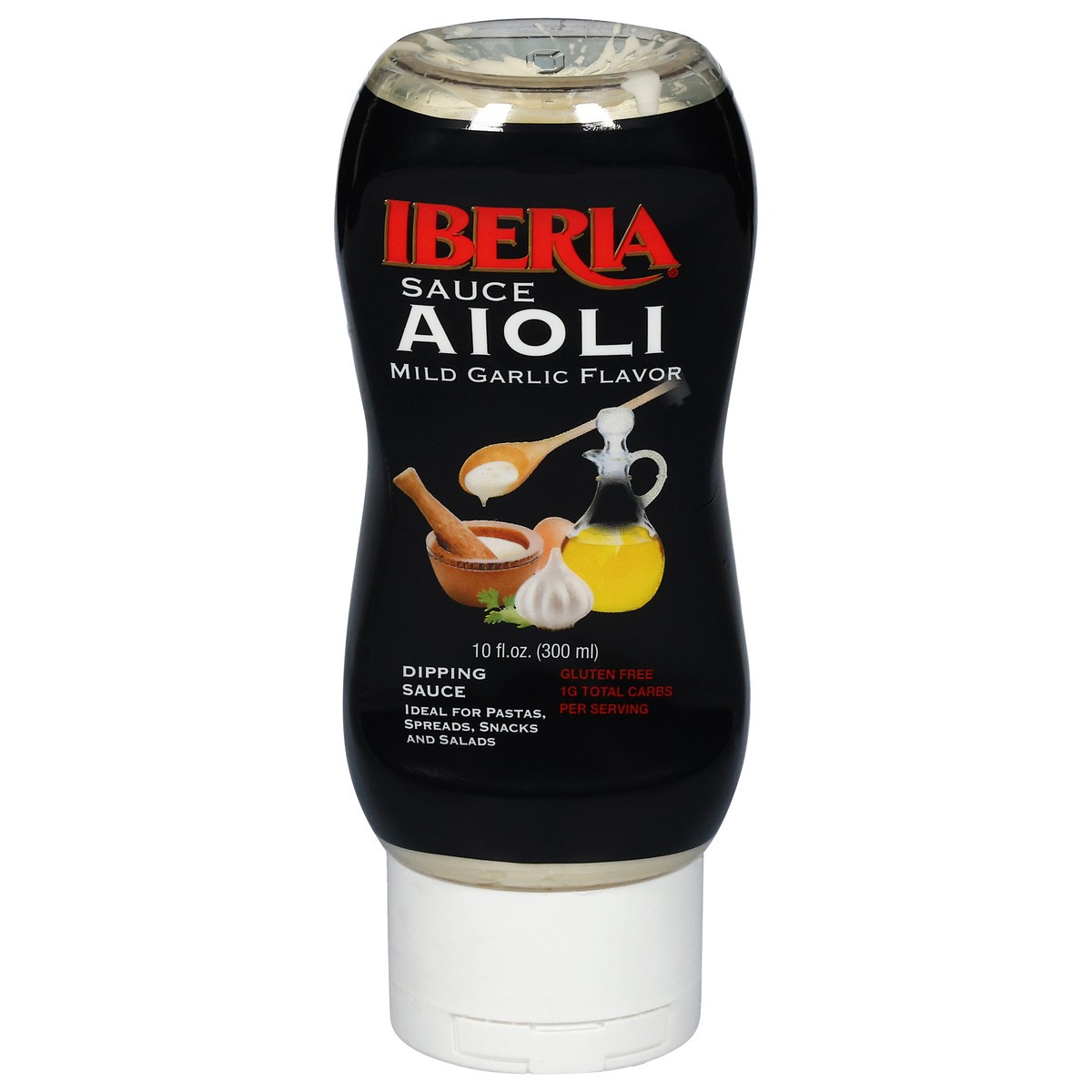 slide 3 of 4, Iberia Aioli Mild Garlic Flavor Dipping Sauce 10 fl oz, 1 ct