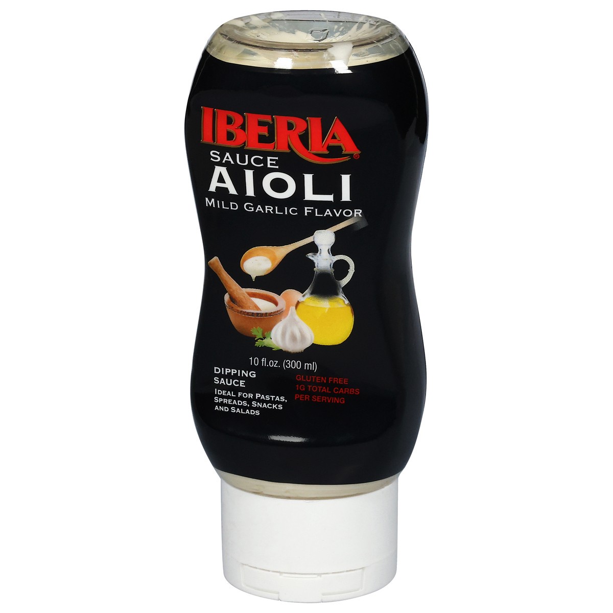 slide 2 of 4, Iberia Aioli Mild Garlic Flavor Dipping Sauce 10 fl oz, 1 ct