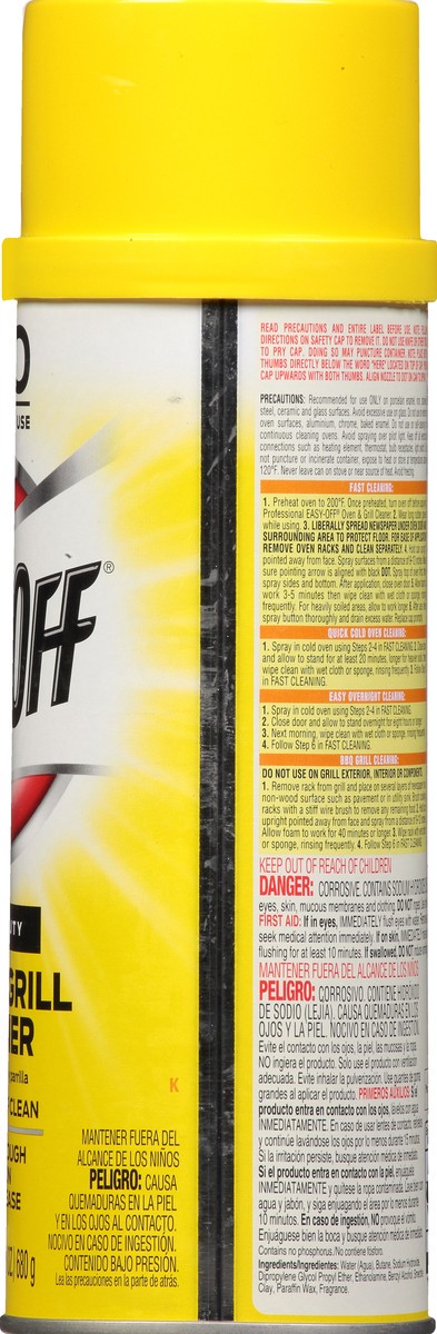 slide 8 of 12, EASY-OFF Heavy Duty PRO Oven & Grill Cleaner 24 oz, 24 oz