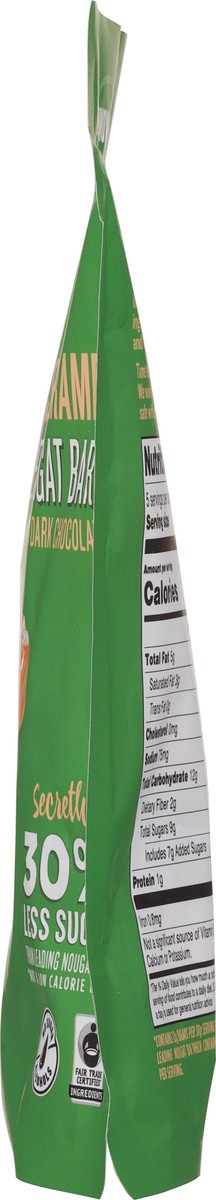 slide 7 of 9, Little Secrets Creamy Nougat + Salted Caramel Nougat Bars in Dark Chocolate 3.9 oz, 3.9 oz