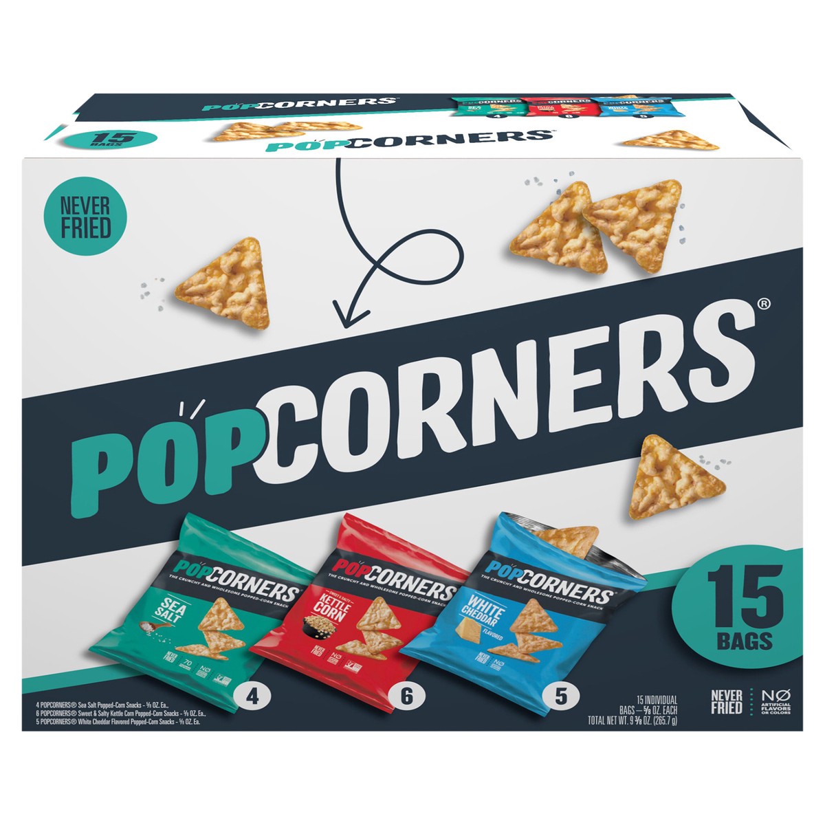 slide 1 of 2, PopCorners Popped-Corn Snacks, 9.38 oz